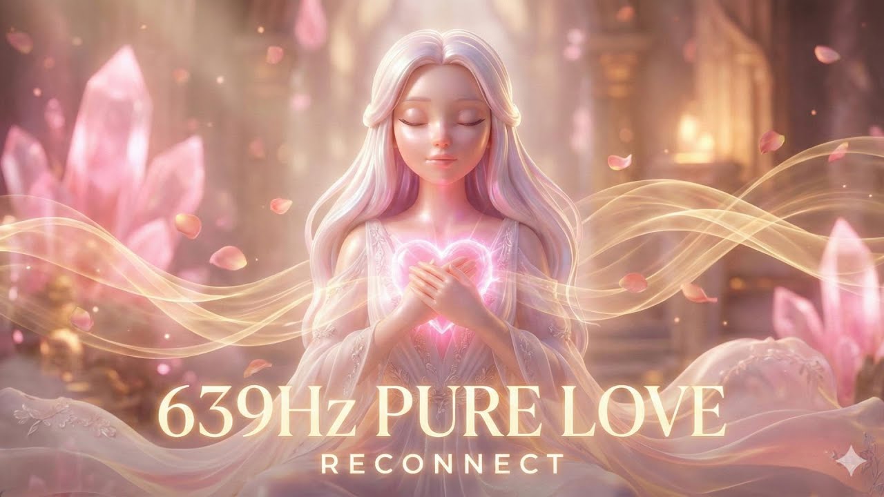 639Hz Attract Love & Heal Relationships | Pure Positive Energy