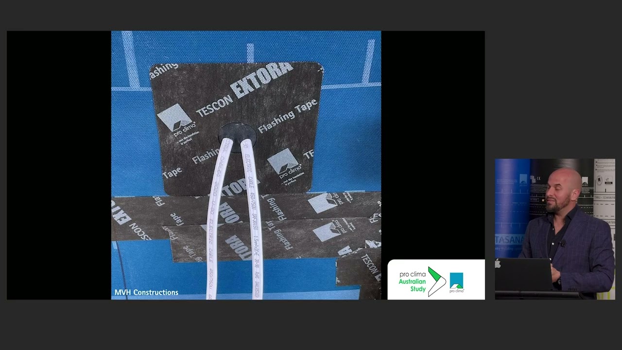 pro clima Australia Study in Airtightness & Moisture Management Presentation - AUG2024 - Dan Jakobs