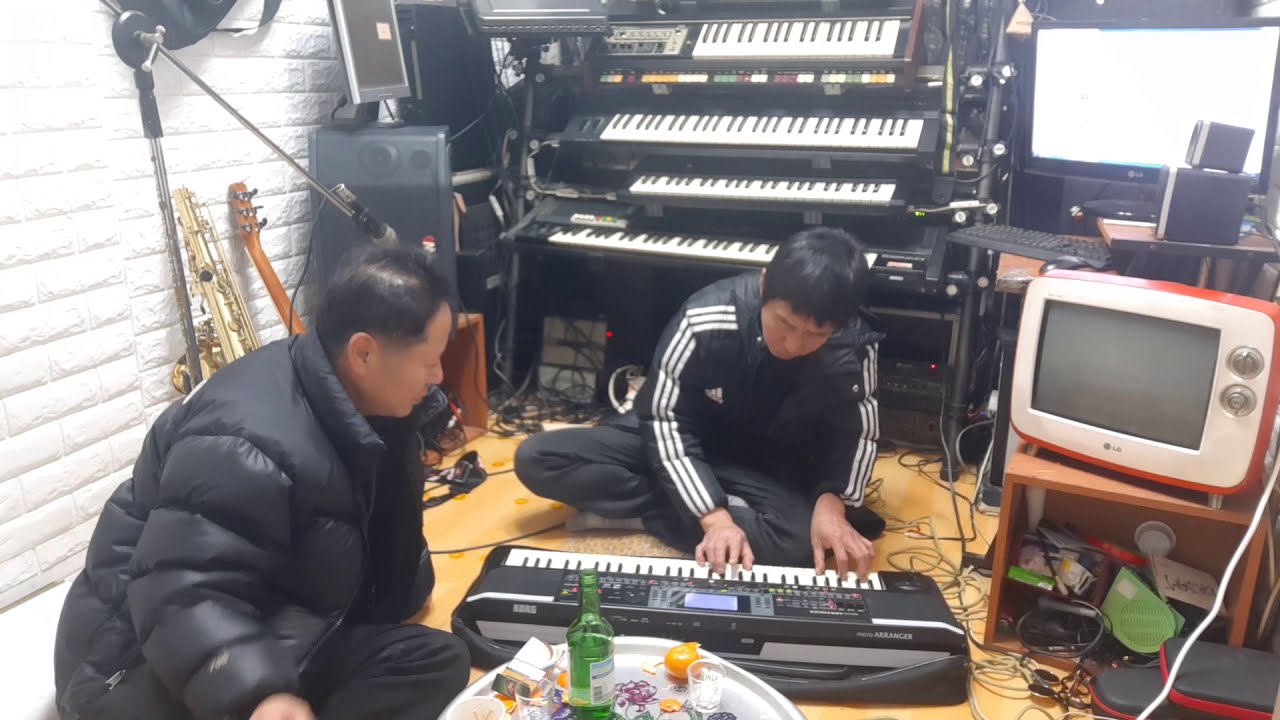 전자올겐연주🎹마이크로 어랜져 음색 리듬🎵 테스트