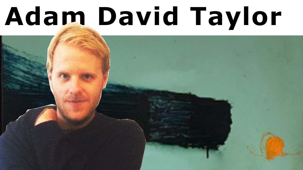 ''Blue Over Blue With Orange Dot'' by Adam David Taylor: | Salon Exit #7