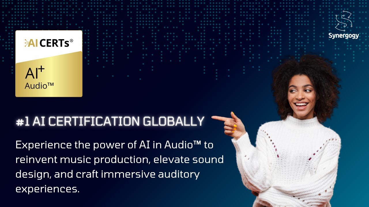Best AI Certification in Audio | AI Audio Production, Sound Design & Generative Voice Technology
