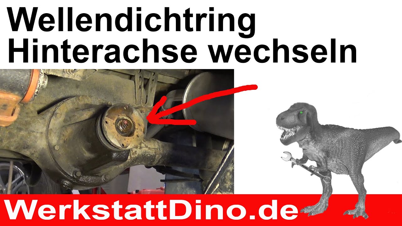 Wellendichtring Hinterachse wechseln / Suzuki SJ