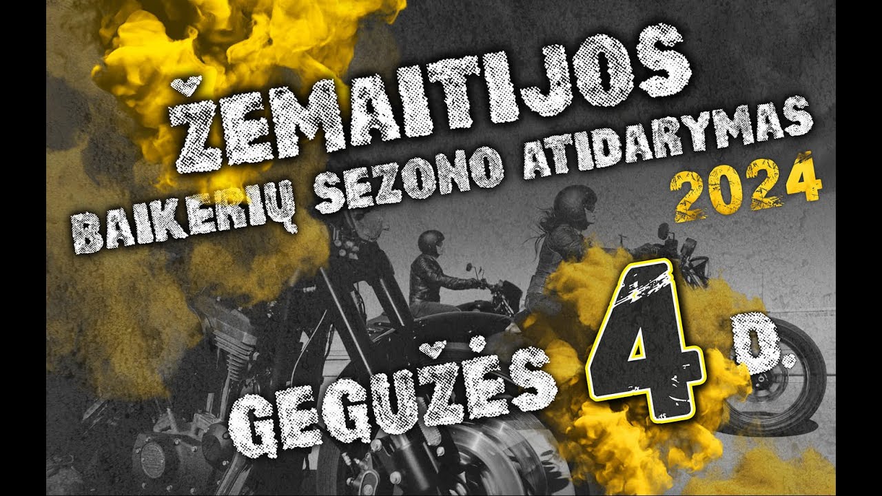 Baikerių sezono atidarymas 2024 | Mažeikiai