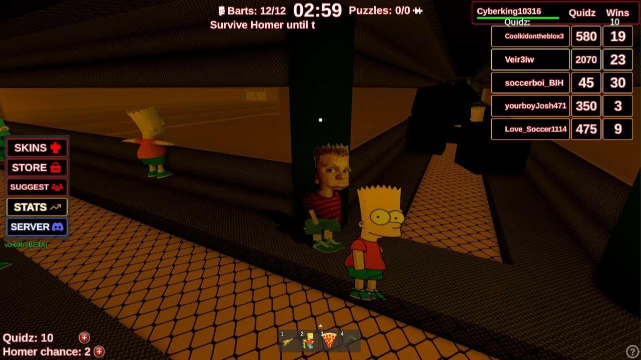 Trying to win on space ship map in you vs homer