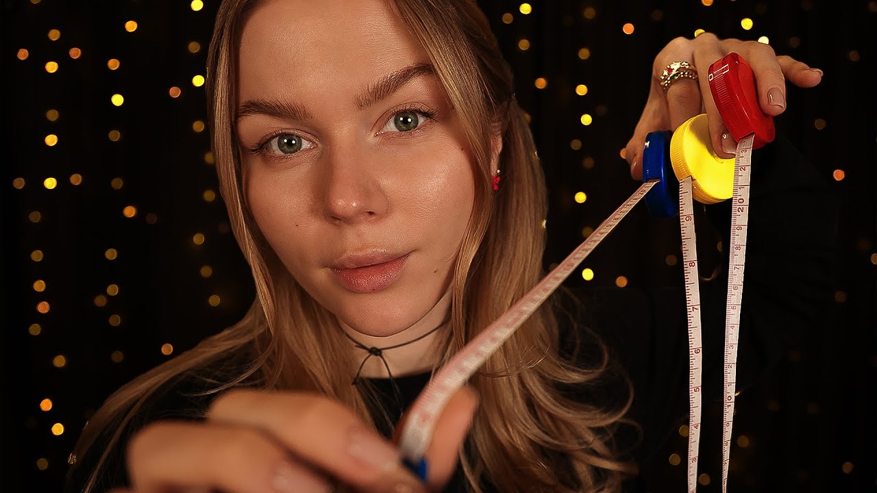 ASMR Relaxing Face Measuring Session To Make You Sleep 😴| Gentle Personal Attention