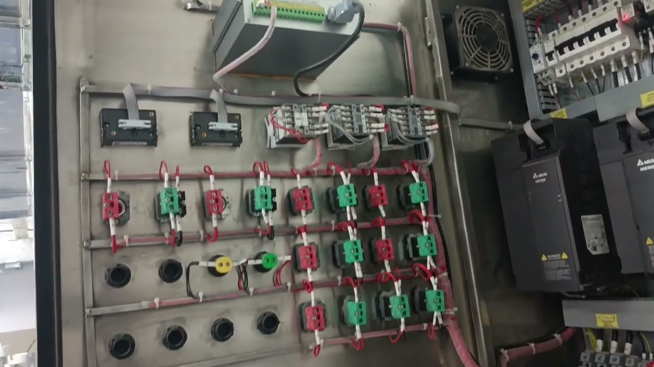 Control panel working cosmetic machine