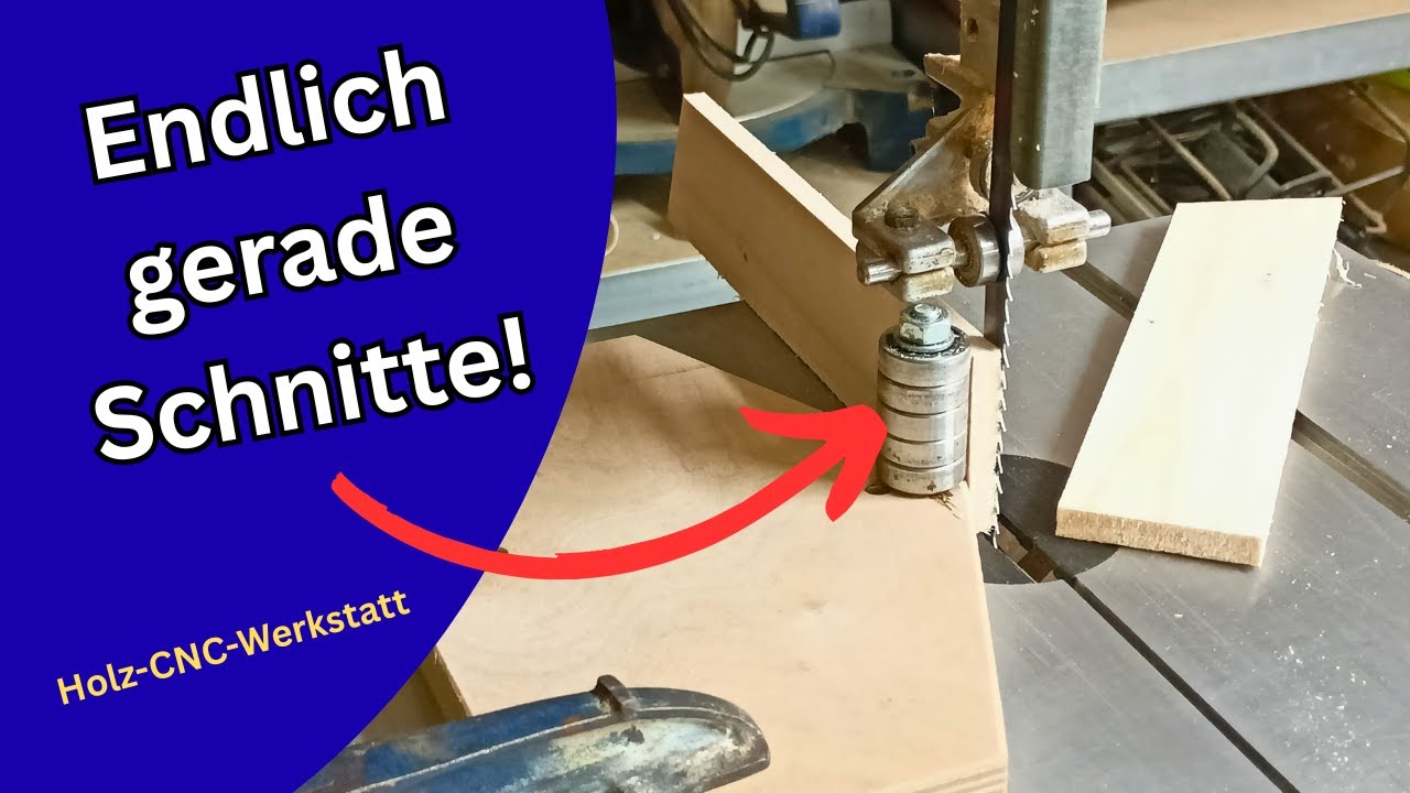 Der geniale BANDSÄGE-Anschlag: 5 KUGELLAGER für super-präzise Schnitte🤫