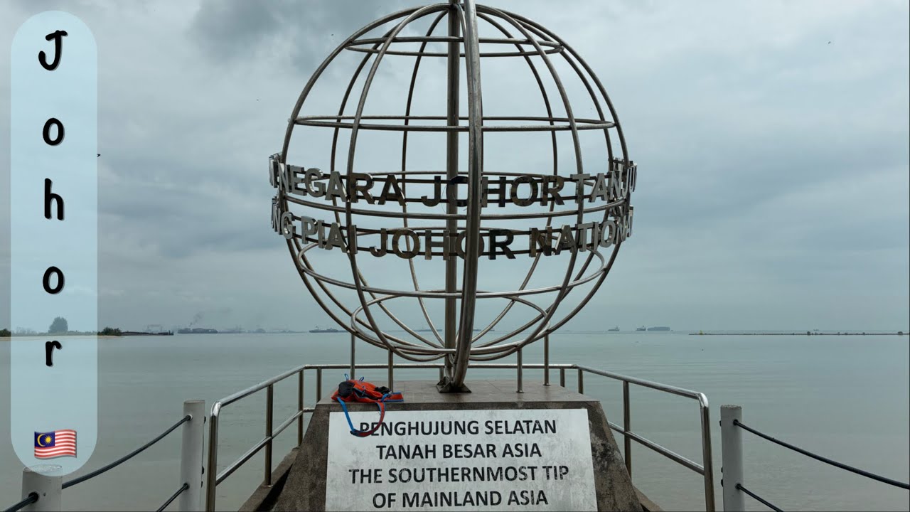 Bahagian paling selatan tanah besar Asia, Tanjung Piai #Malaysia 🇲🇾 🏞️ 🚶#walkaround