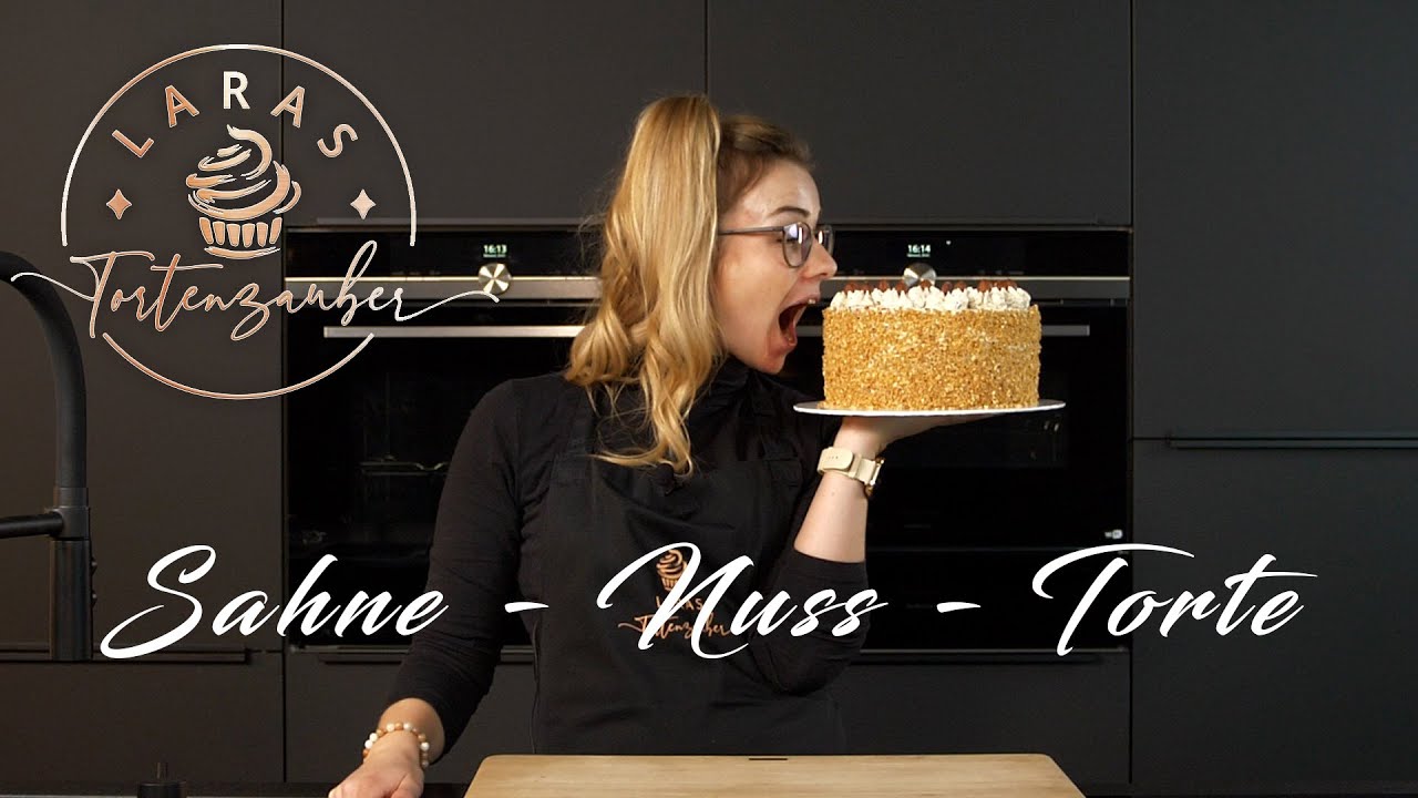 Einfache Sahne-Nuss-Torte | wie vom Konditor & sooo lecker