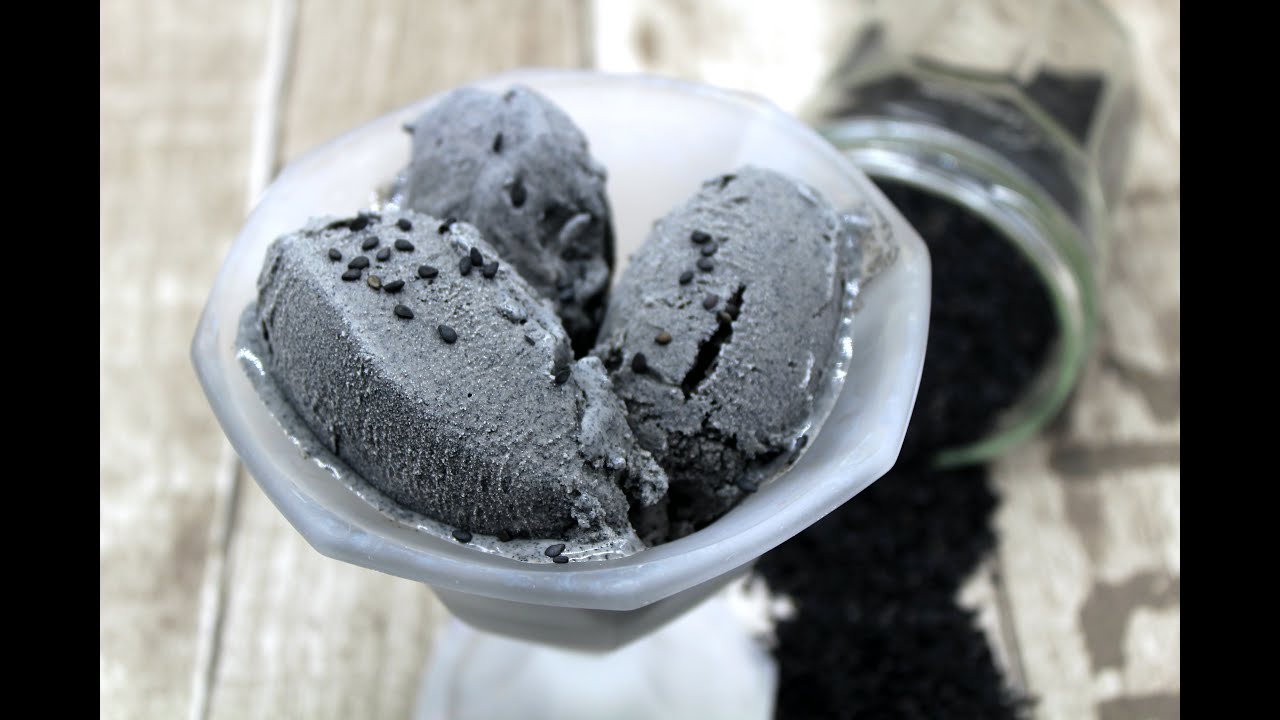 Recette glace au sésame