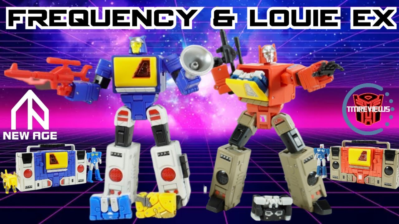 Newage H62S Frequency (Twincast & Steeljaw) & H62EX Louie (Blaster & Rewind/Eject)