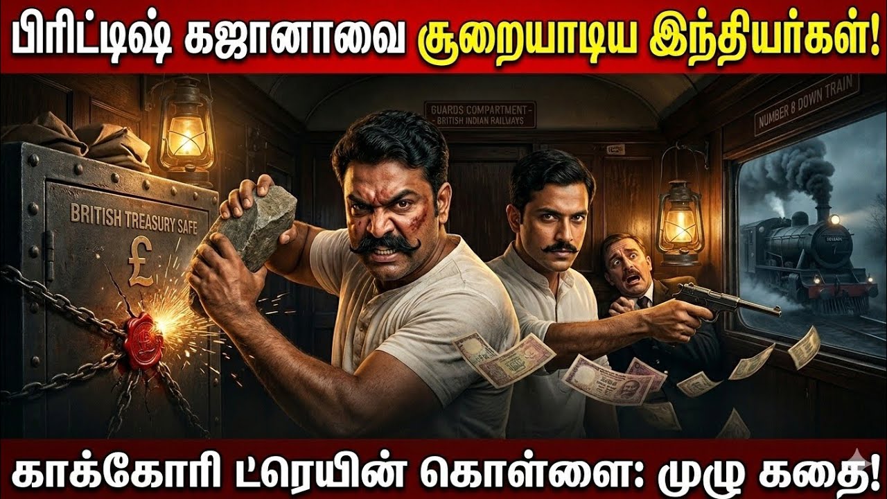 பிரிட்டிஷ் கஜானாவை சூறையாடிய இந்தியர்கள்! The Great Kakori Train Robbery in Tamil | Dark Truth Tamil