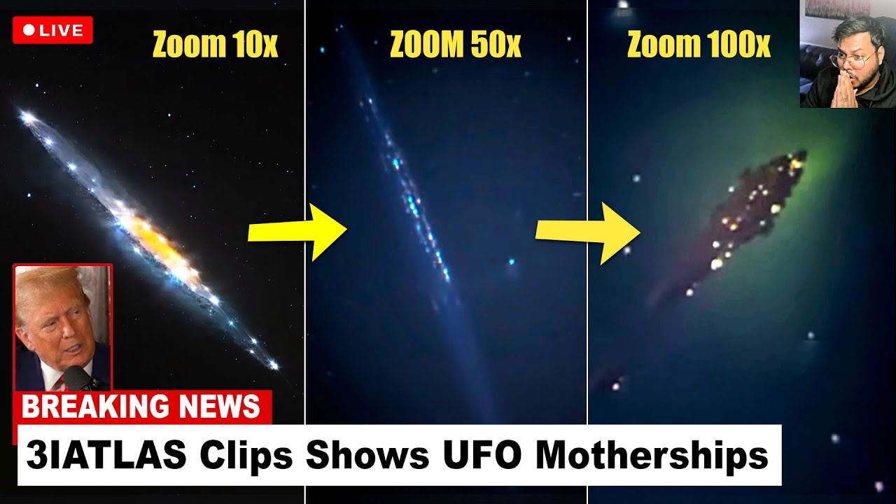 3I ATLAS Revealed with New Footages‼️😨 HUGE UFO MOTHERSHIP (Alien Ships)