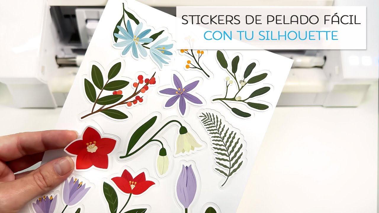 Stickers de pelado fácil con tu Silhouette