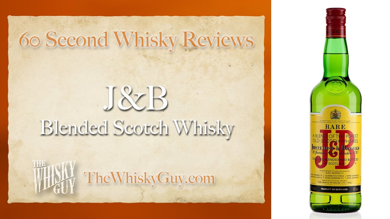 J&B Scotch Whisky - 60 Second Whisky Review #086