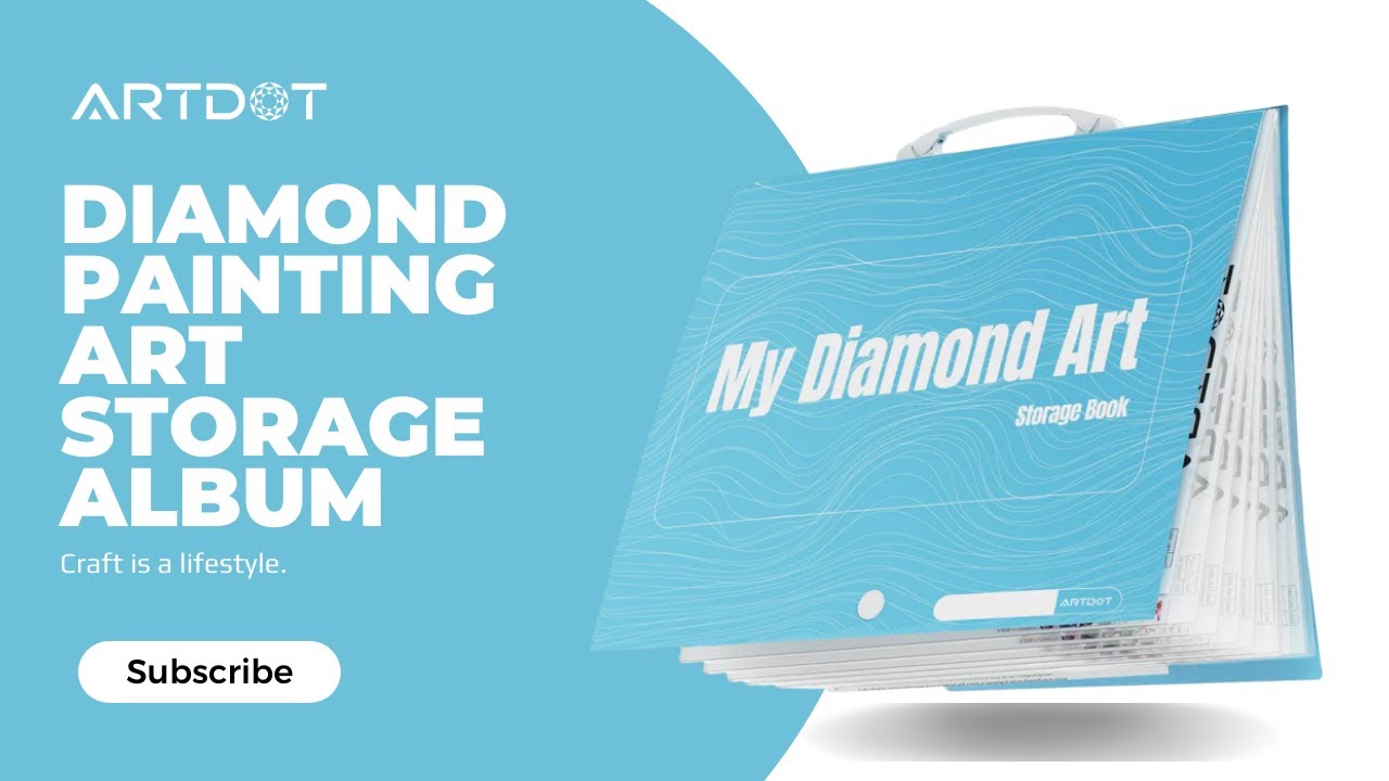 Easy Carry Diamond Painting Storge Book | ARTDOT Diamond Art Accessories
