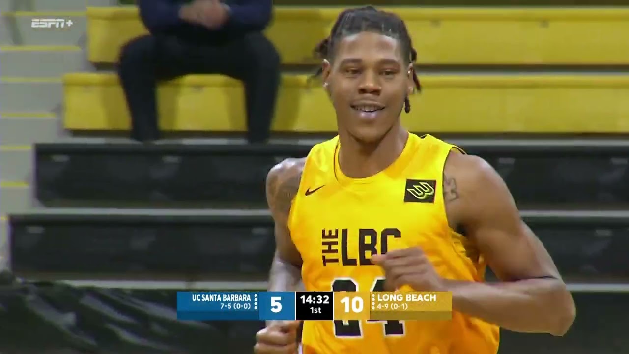 UC Santa Barbara vs Long Beach State | NCAA Men's Basketball | 01/14/2022