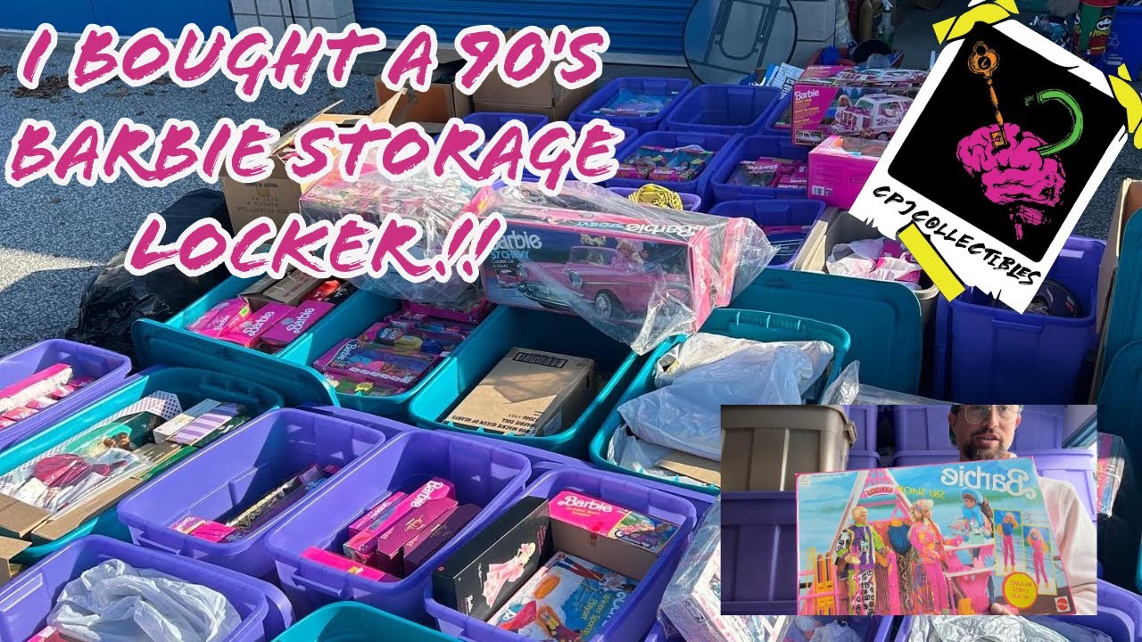 I BOUGHT A 90’S BARBIE COLLECTION FROM A STORAGE UNIT!! #barbie #barbiedoll #dollstagram #90skids