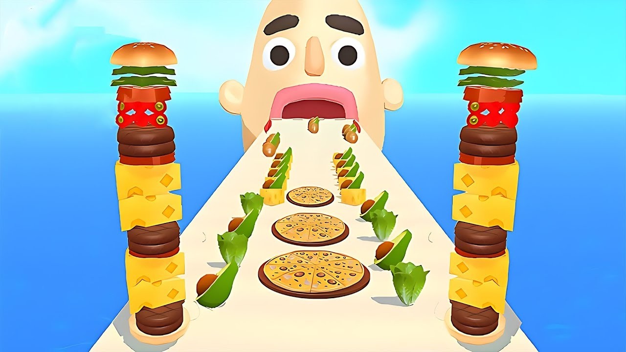 Sandwich Runner - SpeedRun All Levels Gameplay Walkthrough Android,ios New Update Ep10