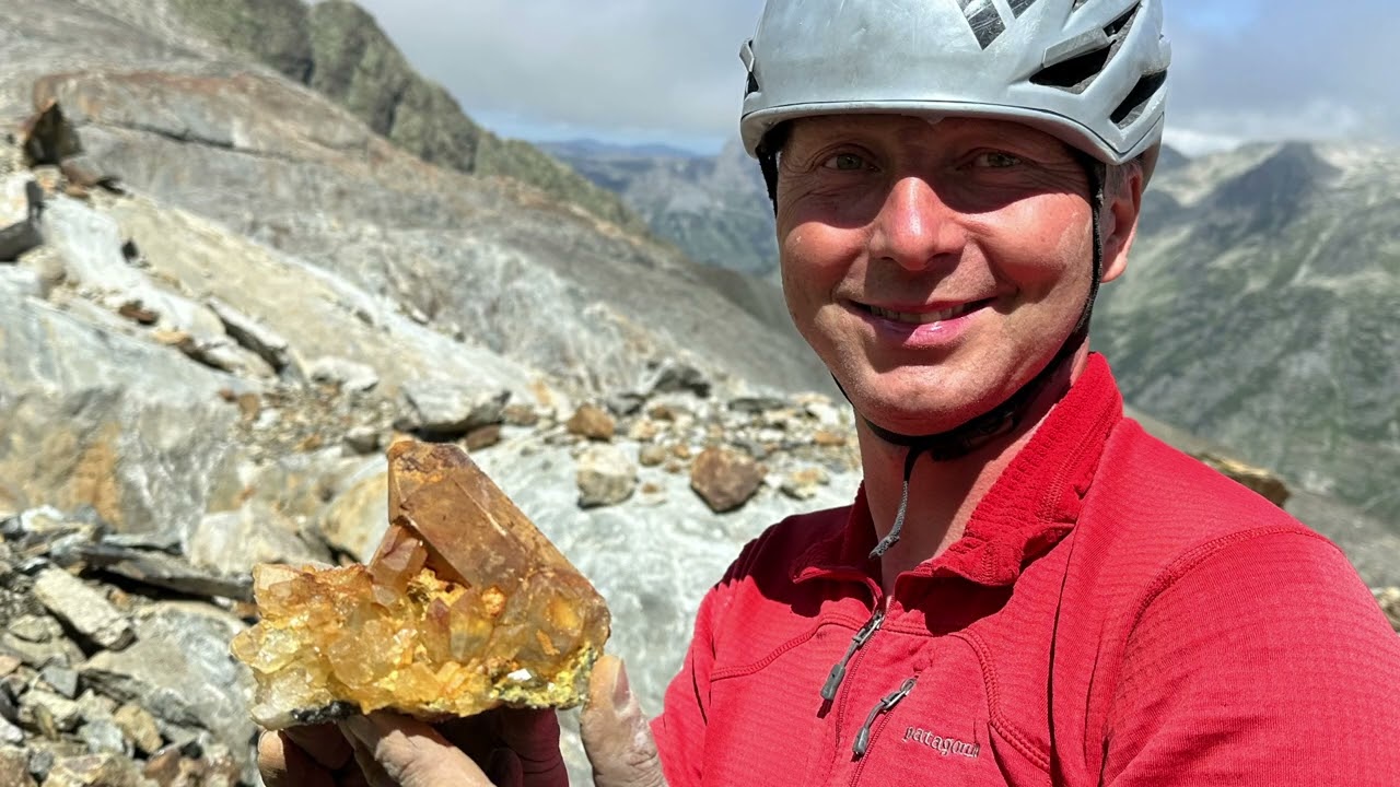 Hledání alpských minerálů ve Švýcarsku / 2.díl - Triftgletscher