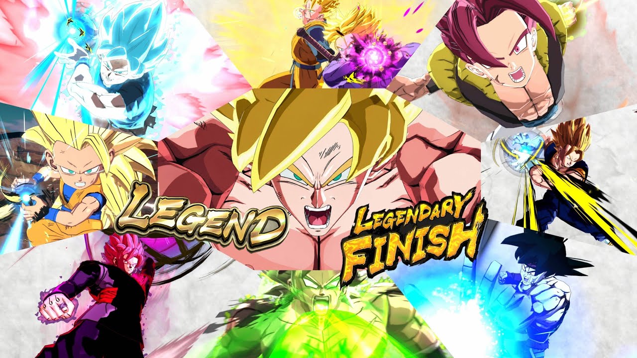 LEGEND Characters Legendary Finishes in Landscape Mode!!-Dragon Ball Legends 