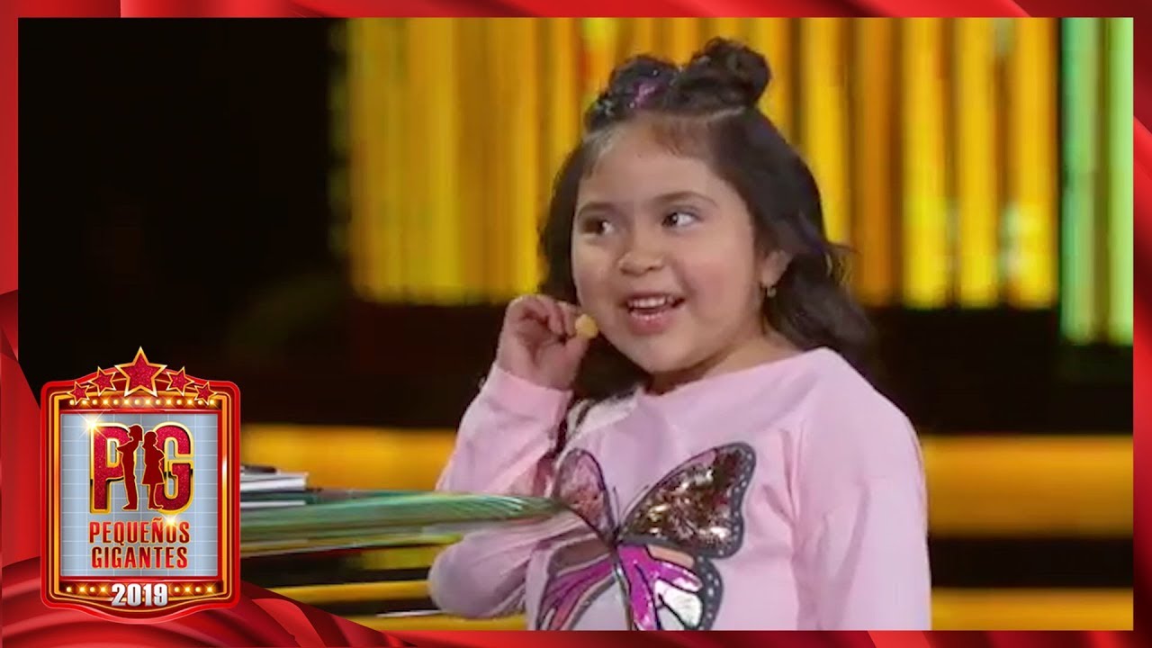 Victoria se robó las risas de los jueces | Pequeños Gigantes 2019