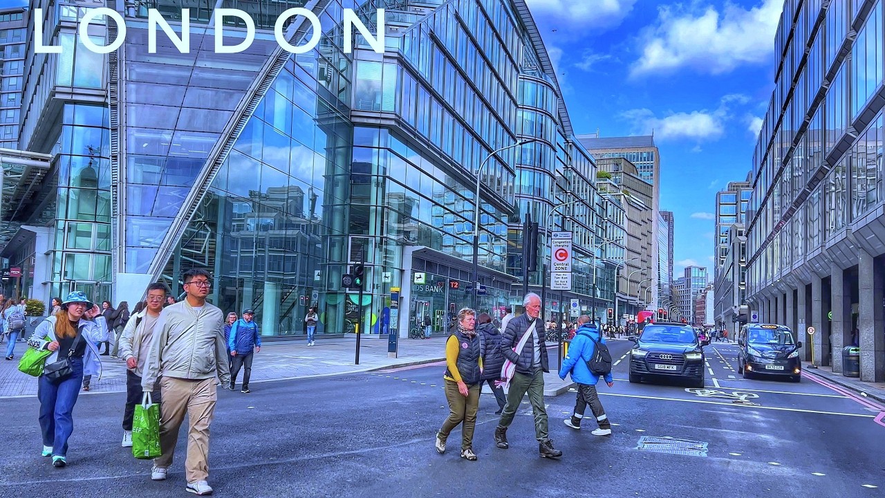 London Spring Walk | Central London Walking Tour | Big Ben & Trafalgar Square | London View [4K HDR]