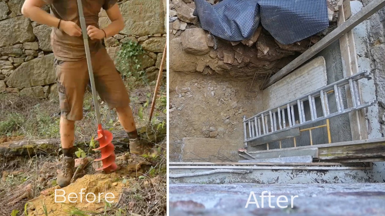 Stone House Renovation - Part 3: Digging a Cellar