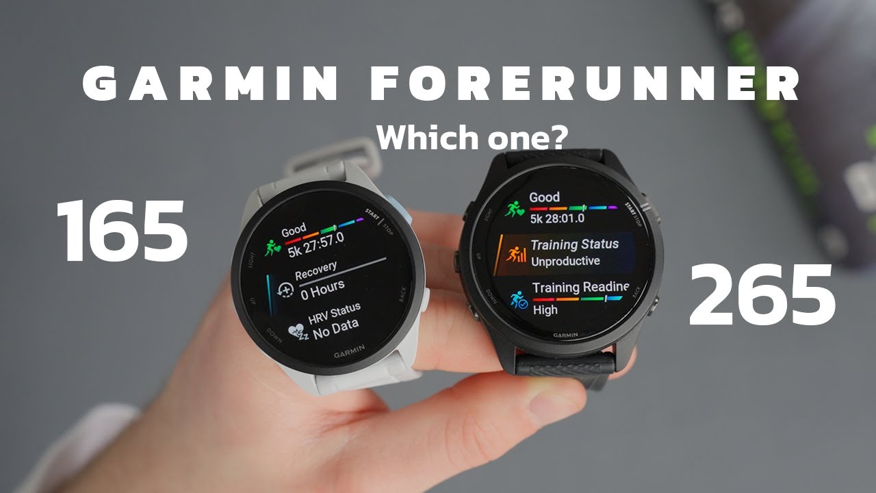 Garmin Forerunner 165 vs 265 | Kt&oacute;ry wybrać?