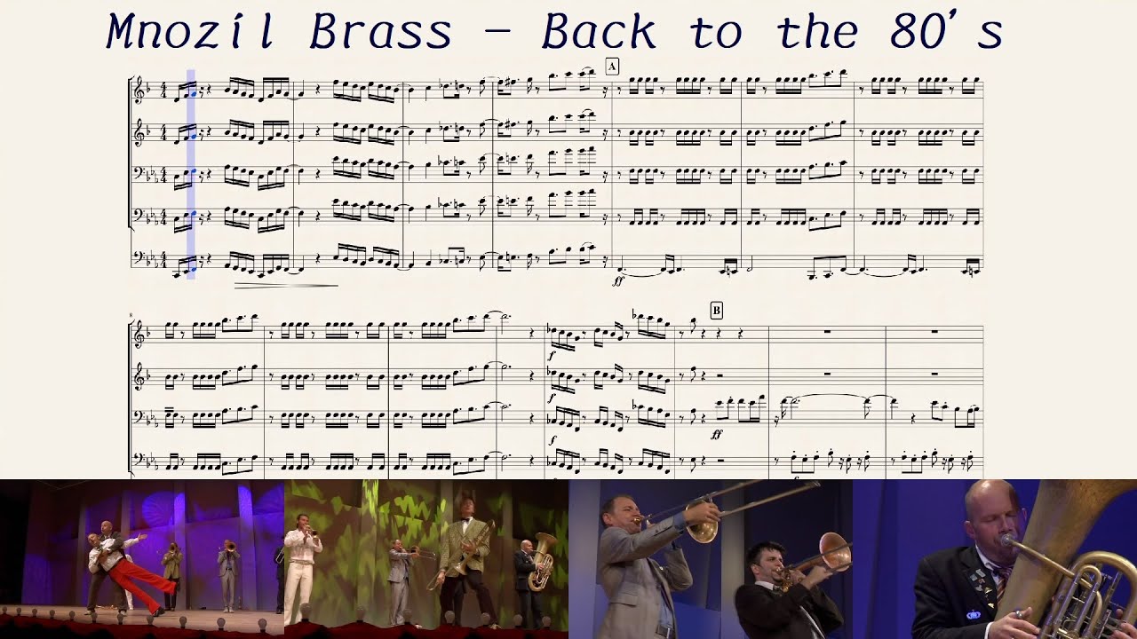 Mnozil Brass - Back to the 80's【Brass Quintet Transcription】