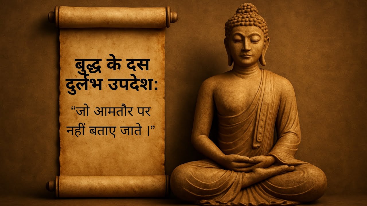 बुद्ध के दस दुर्लभ उपदेश जो आमतौर पर नहीं बताए जाते | #buddhateachings #buddha #buddhastory