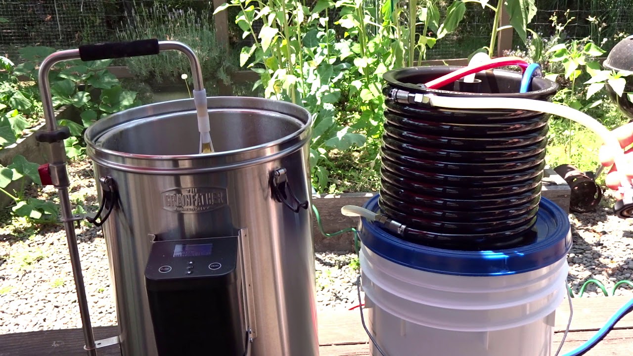 Using A Counterflow Wort Chiller For A Reverse Step Mash (The Grainfather)