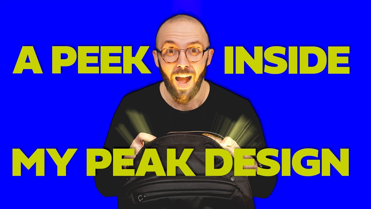 How I Pack my Peak Design 45L Bag for Travel