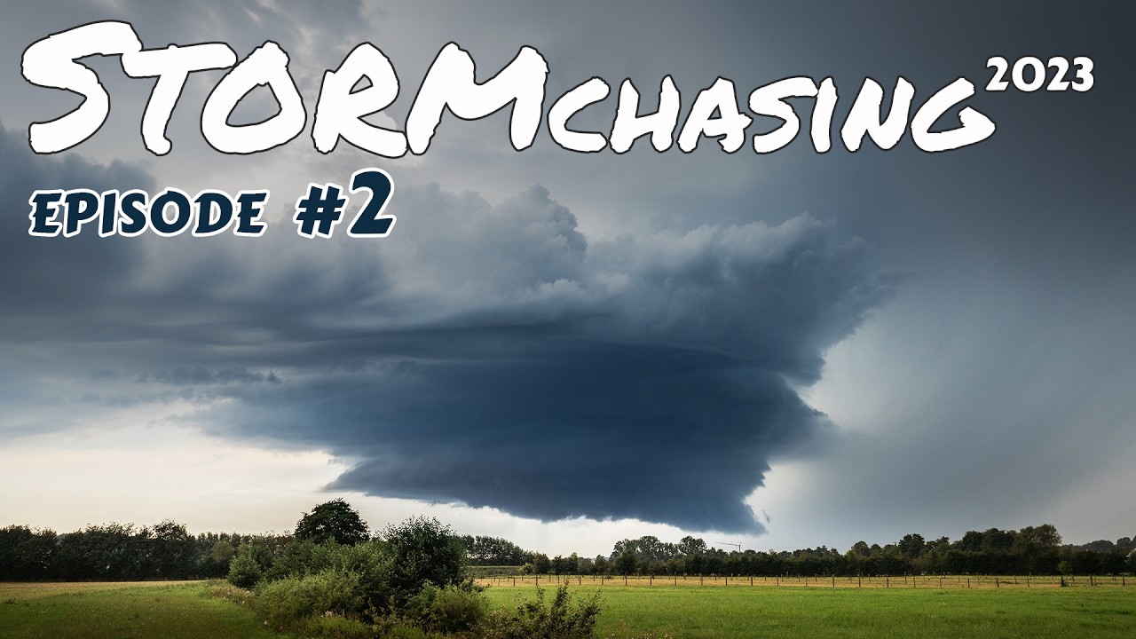 Superzellen-Chasing in Bayern am 13.08.2023 | Stormchasing 2023 ⛈