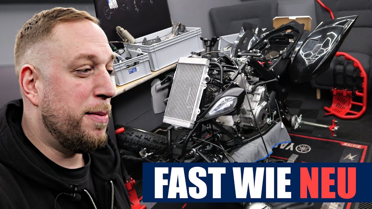 Von Schrott zu Hot! Der Yamaha Raptor Aufbau geht weiter 🤩 Folge 2 Part 1