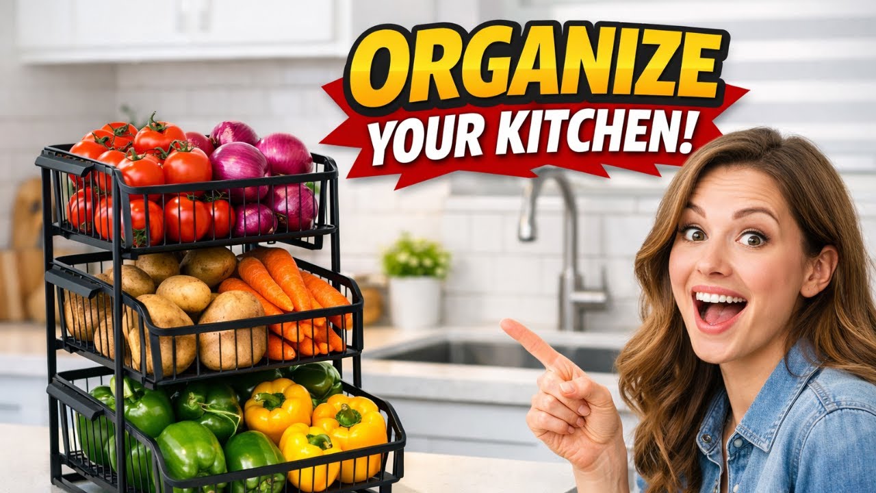 Best Vegetable Organizer for Kitchen | Keep Your Produce Fresh & Organized