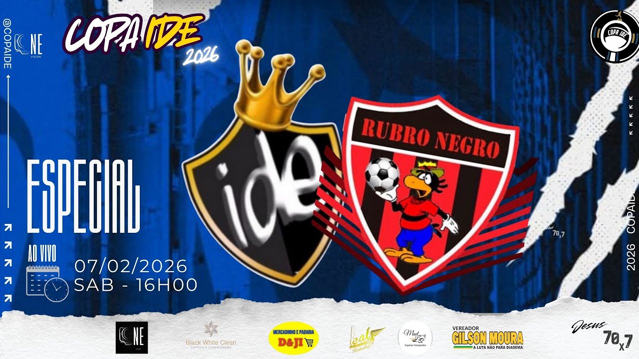 IDE X RUBRO NEGRO - ESPECIAL || CI26 || 07/02