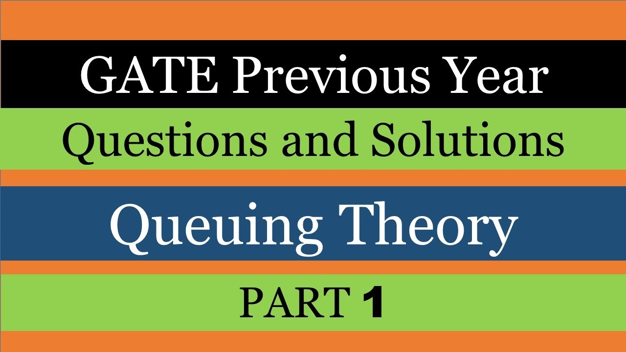[Hindi] Queuing Theory GATE Previous Year Questions and Solutions Part 1 l GATE 2021 l  #2