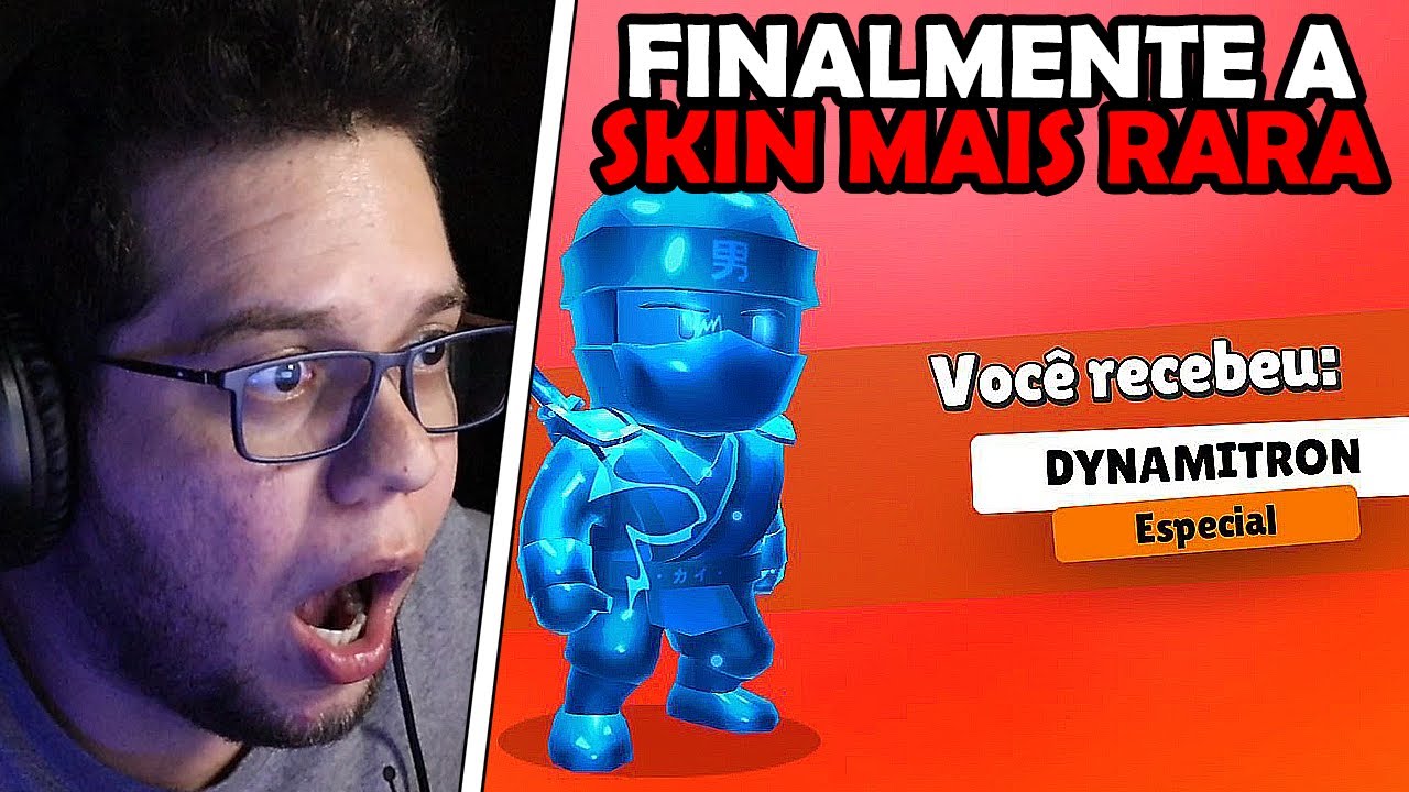 Stumble Guys CONSEGUI O DYNAMITRON (peguei 4 especiais neste vídeo)