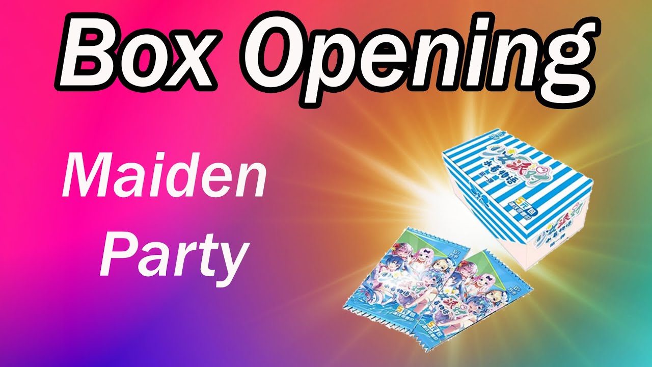 Maiden Party - SNPD-5-1 Booster Box Opening - Lewd Bikini Swimsuit Anime Waifu Cards!