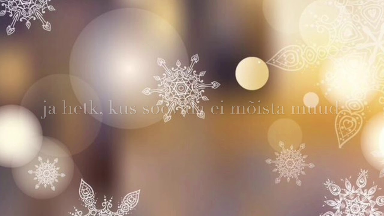Talveöö sõnadega