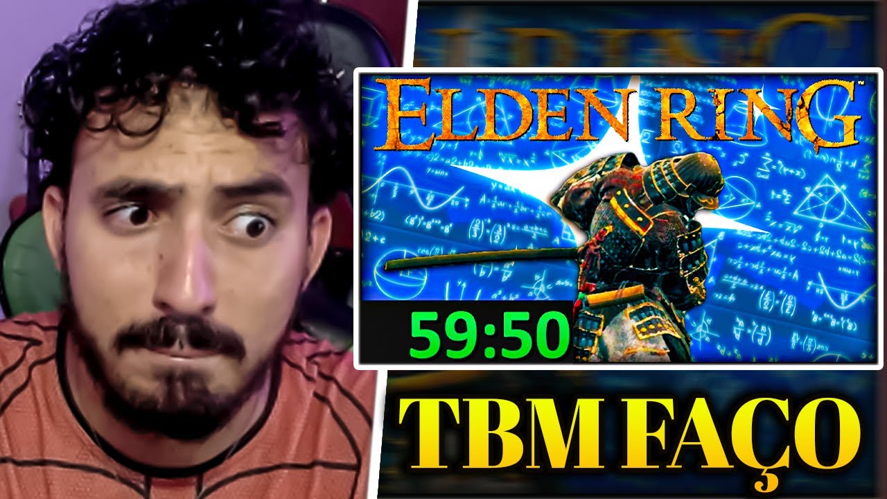 Explicando a Speedrun de Elden Ring | Leozin React