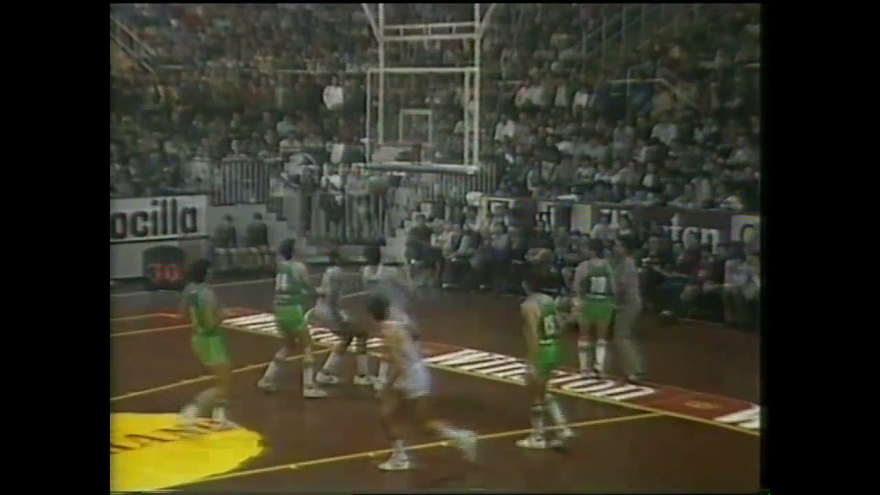 Debut de Chechu Biriukov en ACB (Real Madrid-Caja de Álava 10.11.84)