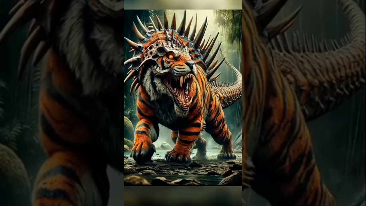 African Gondal + Tiger #YouTube #short #viral #Tiger #African #Gondal