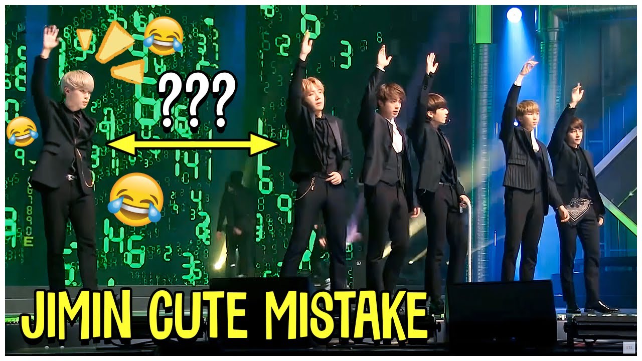 Компиляция милых ошибок Джимина из BTS