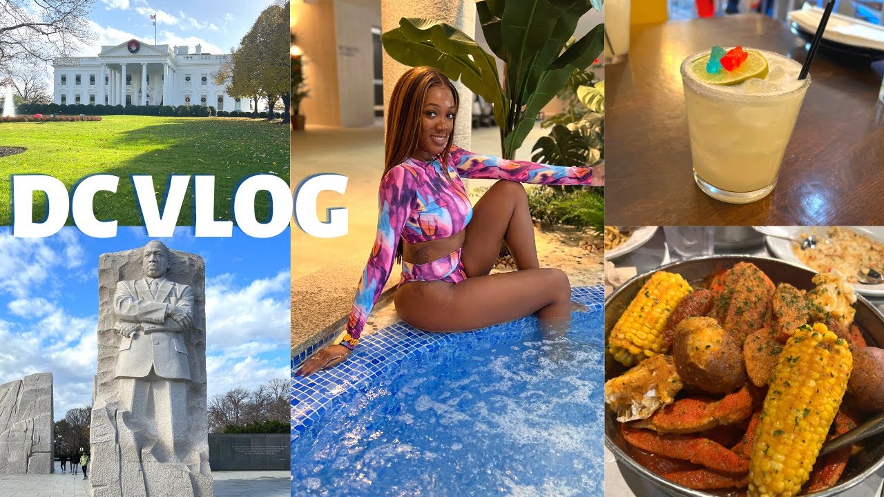 DC/VA VLOG:  ATTRACTIONS + BALIAN SPRINGS DAY SPA + MUSEUMS + FOOD (CHASIN TAILS, DON TACO + MORE)