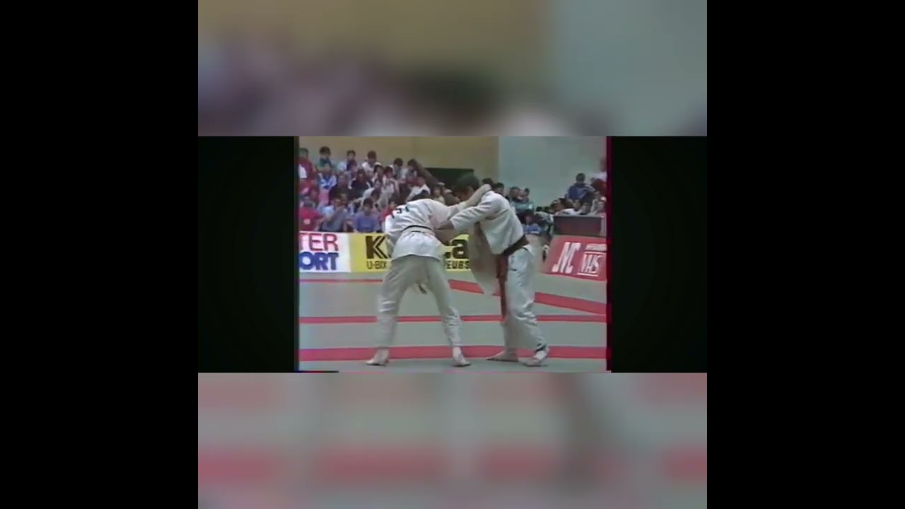 Финал чемпионата Европы по дзюдо 1987 в категории 60 кг. Хазрет Тлецери (СССР) - Патрик Ру(Франция)