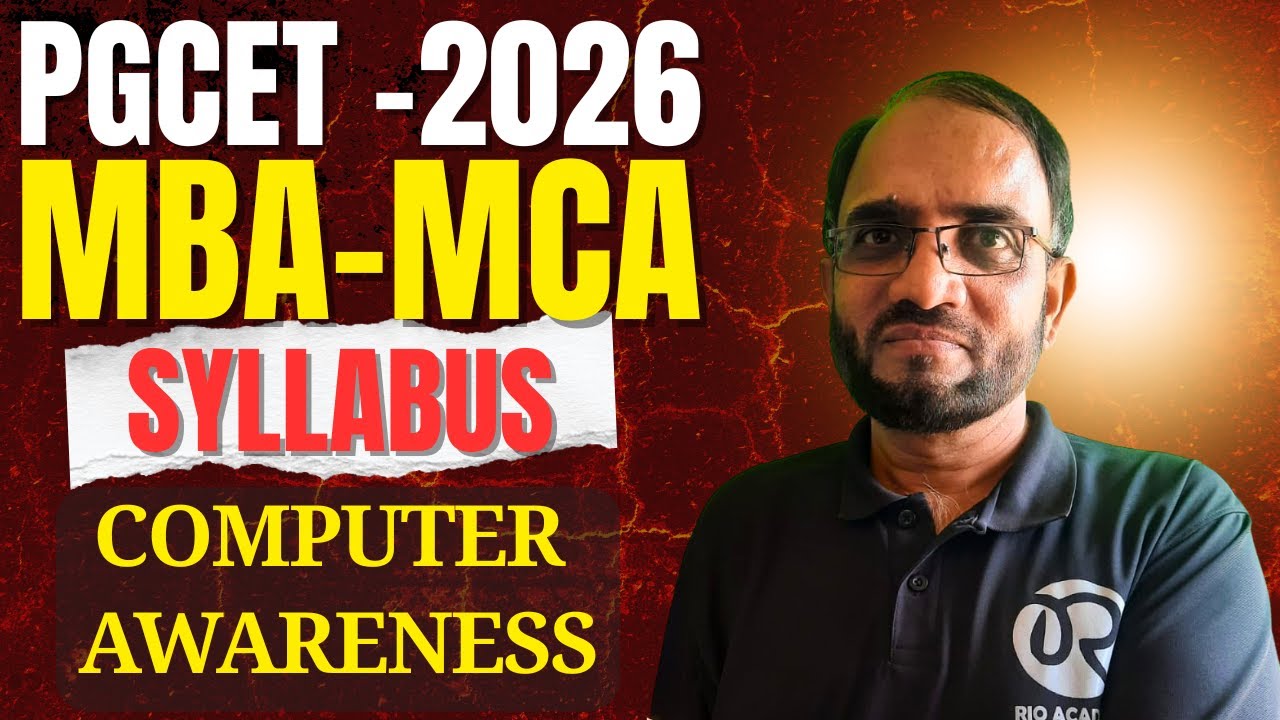 Computer Awareness Syllabus for PGCET: What You Need to Know!