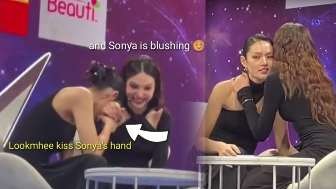 And it's really Lookmhee who initiates the clinginess more than Sonya does! During latest guesting