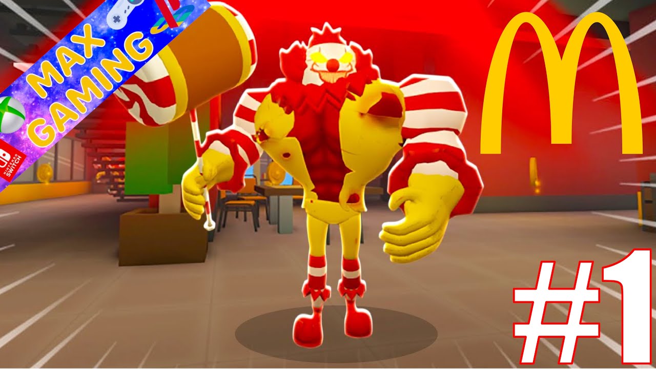 LE CLOWN DE MCDONALD EST DEVENU TROP MÉCHANT ! Roblox Ronald Gameplay #1 - Max Gaming